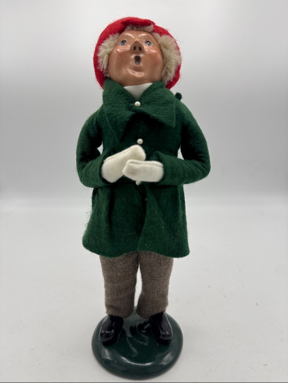 Byers choice Victorian Caroler Boy